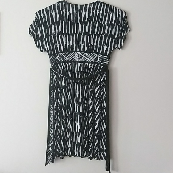 Morgan Mcfeeters Sz 14W Black & White Dress - Picture 5 of 5